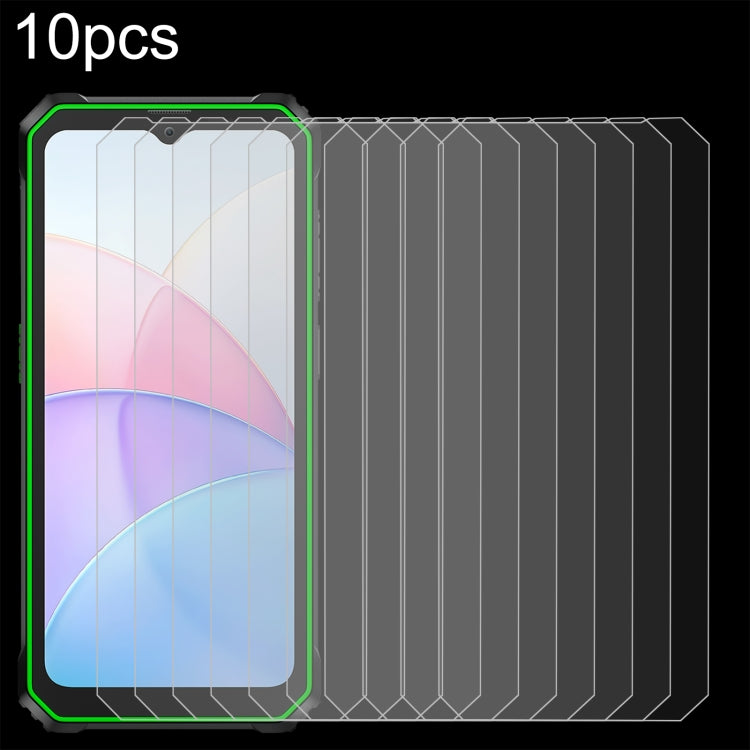 For Blackview BV6200 10pcs 0.26mm 9H 2.5D Tempered Glass Film - Others by PMC TechLife | Online Shopping South Africa | PMC TechLife