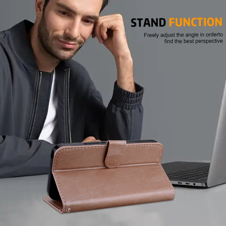 For Google Pixel 9 Pro Skin Feeling Oil Leather Texture PU + TPU Phone Case(Champagne) - Google Cases by PMC TechLife | Online Shopping South Africa | PMC TechLife | Buy Now Pay Later Mobicred