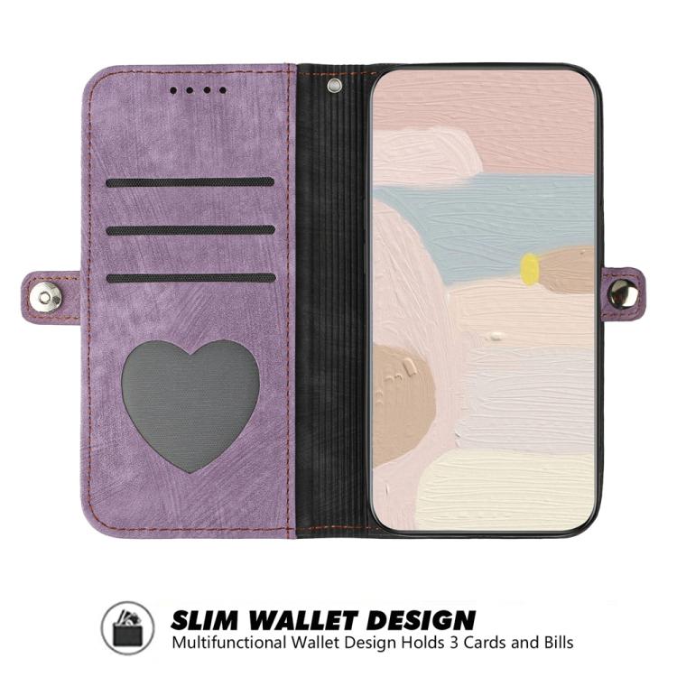 For iPhone 17 Pro Max Side Buckle Double Fold Hand Strap Leather Phone Case(Purple) - free shipping - PMc TechLife - Order now!