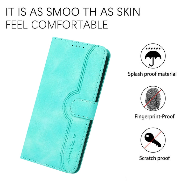 For iPhone 16e Heart Pattern Skin Feel Leather Phone Case(Light Blue) - free shipping - PMC TechLife - Order now!