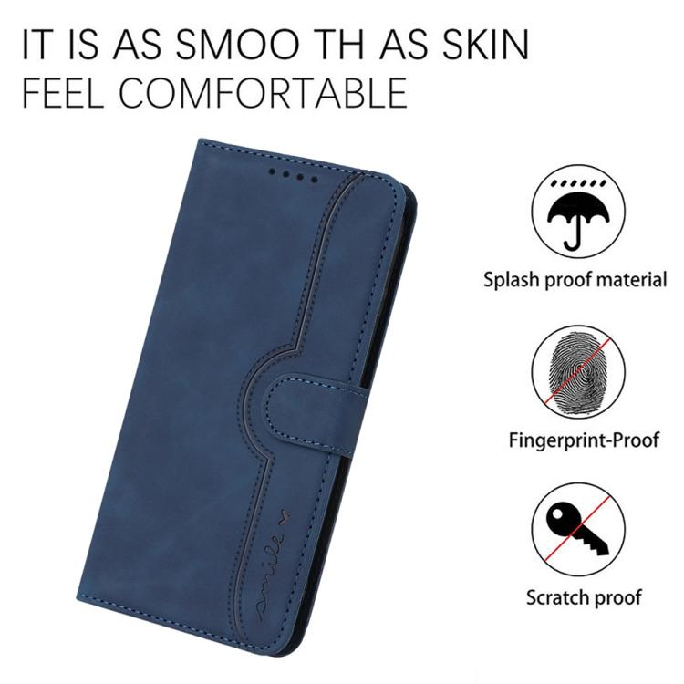 For iPhone 17 Pro Heart Pattern Skin Feel Leather Phone Case(Royal Blue) - free shipping - PMc TechLife - Order now!