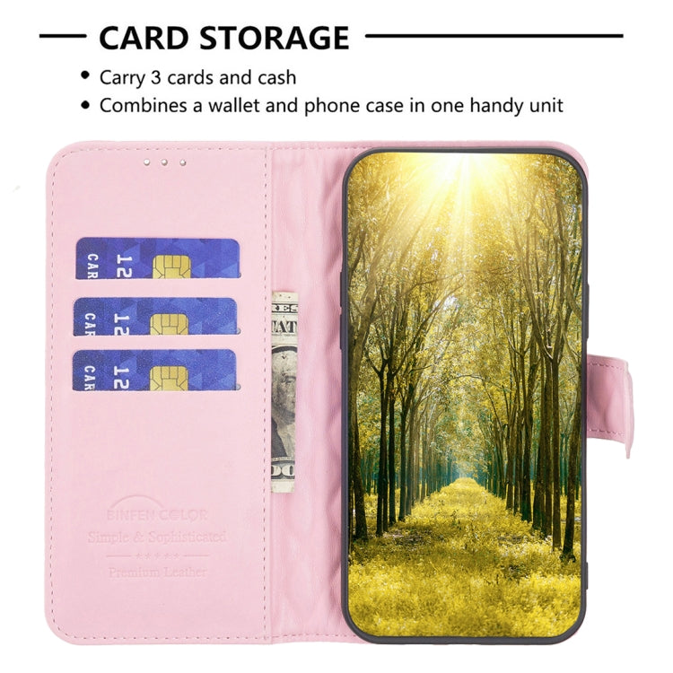 For Motorola Edge 40 Neo Diamond Lattice Wallet Flip Leather Phone Case(Pink) - Motorola Cases by PMC Jewellery | Online Shopping South Africa | PMC Jewellery | Buy Now Pay Later Mobicred