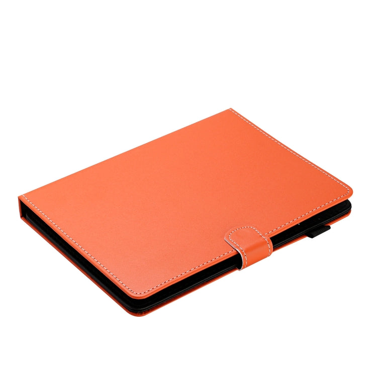For 10 inch Universal Solid Color Horizontal Flip Leather Case with Card Slots & Holder & Pen Slot(Orange) - 10 - 11 inch by PMC TechLife | Online Shopping South Africa | PMC TechLife | Buy Now Pay Later Mobicred