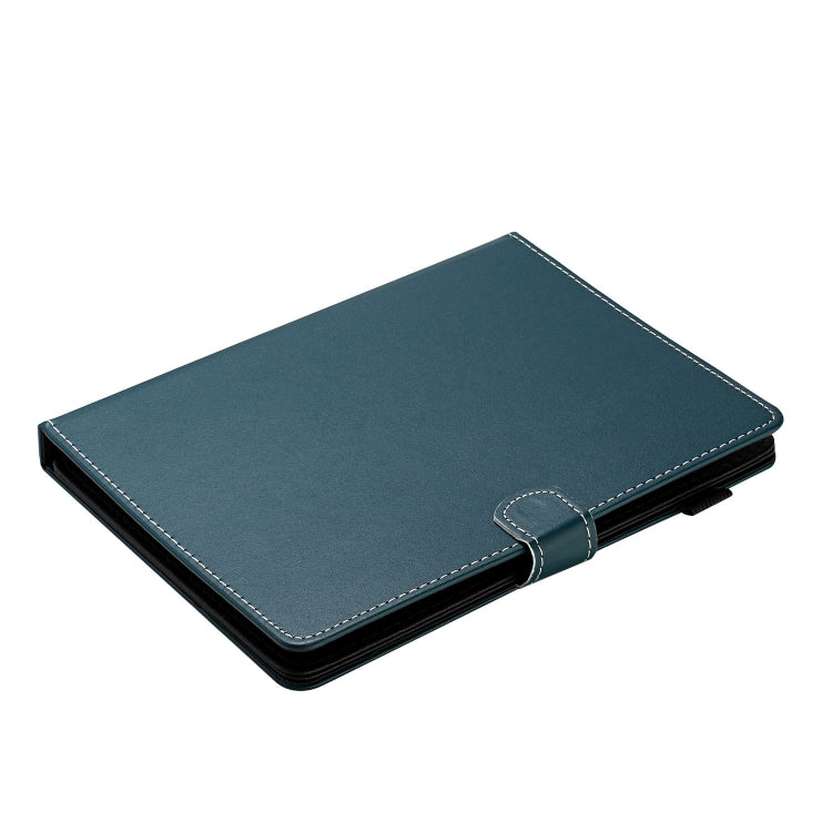 For 10 inch Universal Solid Color Horizontal Flip Leather Case with Card Slots & Holder & Pen Slot(Dark Green) - free shipping - PMC TechLife - Order now!