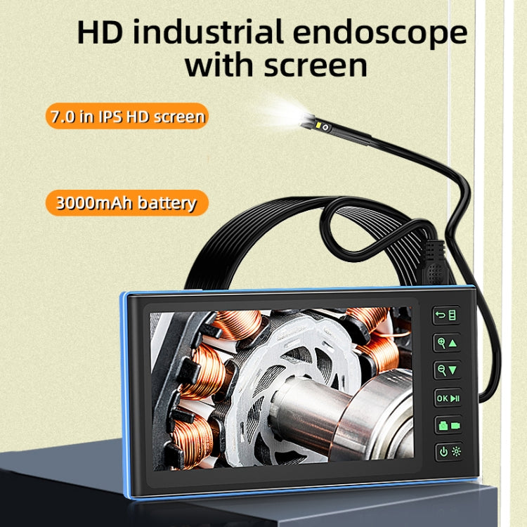 T23 8mm Single Lens 7 inch Screen Industrial Endoscope, Spec:2m Tube -  by PMC Jewellery | Online Shopping South Africa | PMC Jewellery | Buy Now Pay Later Mobicred