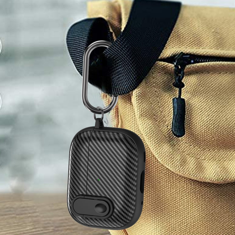 For AirPods Pro 2 Carbon Fiber Texture Wireless Earphones Case with Security Lock(Red) - For AirPods Pro 2 by PMC Jewellery | Online Shopping South Africa | PMC Jewellery | Buy Now Pay Later Mobicred