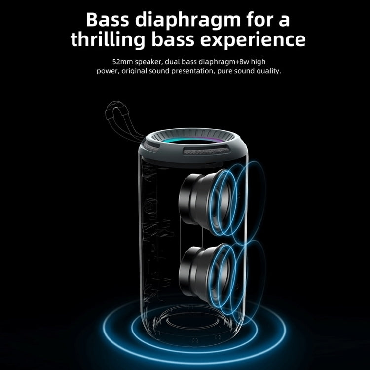 T&G TG-656 Portable Wireless 3D Stereo Subwoofer Bluetooth Speaker Support FM / LED Atmosphere Light(Red) - free shipping - PMC Jewellery - Order now!
