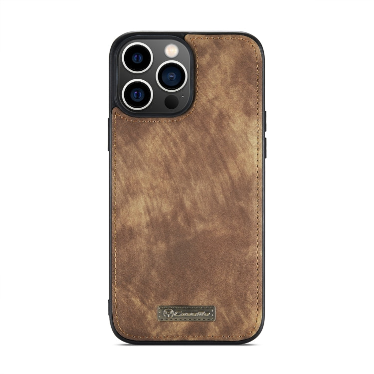 For iPhone 15 Pro Max CaseMe 008 Detachable Multifunctional Leather Phone Case(Brown) - iPhone 15 Pro Max Cases by CaseMe | Online Shopping South Africa | PMC Jewellery | Buy Now Pay Later Mobicred