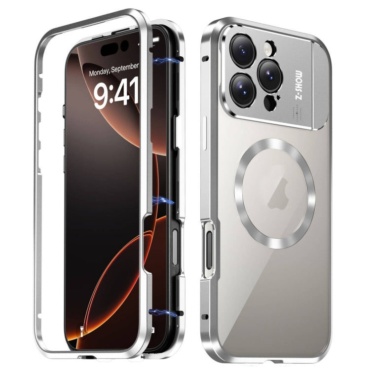 For iPhone 16 Pro Max Aromatherapy Holder Single-sided MagSafe Magnetic Phone Case(White) - iPhone 16 Pro Max Cases by PMc TechLife | Online Shopping South Africa | PMc TechLife | Buy Now Pay Later Mobicred