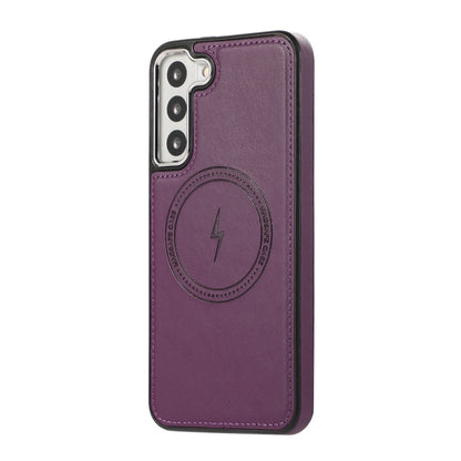 For Samsung Galaxy S23+ 5G Side Leather Magsafe Phone Case(Dark Purple) - Galaxy S23+ 5G Cases by PMC Jewellery | Online Shopping South Africa | PMC Jewellery