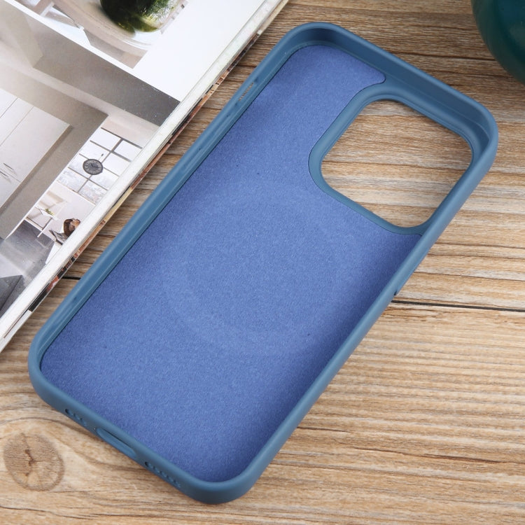 For iPhone 12 Pro MagSafe Liquid Silicone Phone Case(Blue) - iPhone 12 / 12 Pro Cases by PMC TechLife | Online Shopping South Africa | PMC TechLife