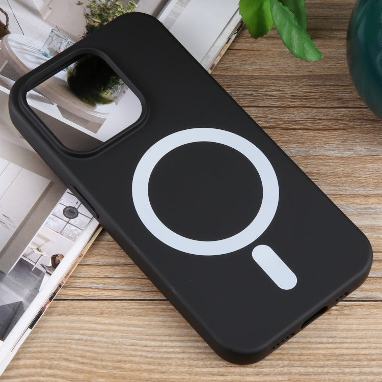 For iPhone 11 Pro MagSafe Liquid Silicone Phone Case(Black) - iPhone 11 Pro Cases by PMC TechLife | Online Shopping South Africa | PMC TechLife