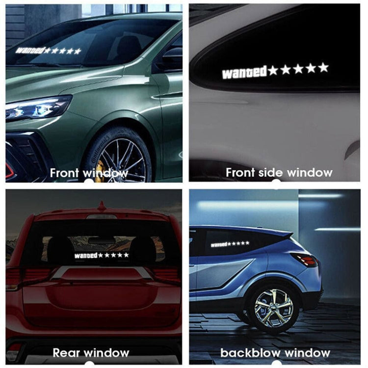 EL Luminous Car Stickers Cold Light Car Stickers Car Luminous Pattern Decoration(BYE BYE) - Decorative Sticker by PMC TechLife | Online Shopping South Africa | PMC TechLife | Buy Now Pay Later Mobicred
