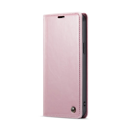 For iPhone 15 Pro CaseMe 003 Crazy Horse Texture Leather Phone Case(Rose Gold) - iPhone 15 Pro Cases by CaseMe | Online Shopping South Africa | PMC Jewellery | Buy Now Pay Later Mobicred