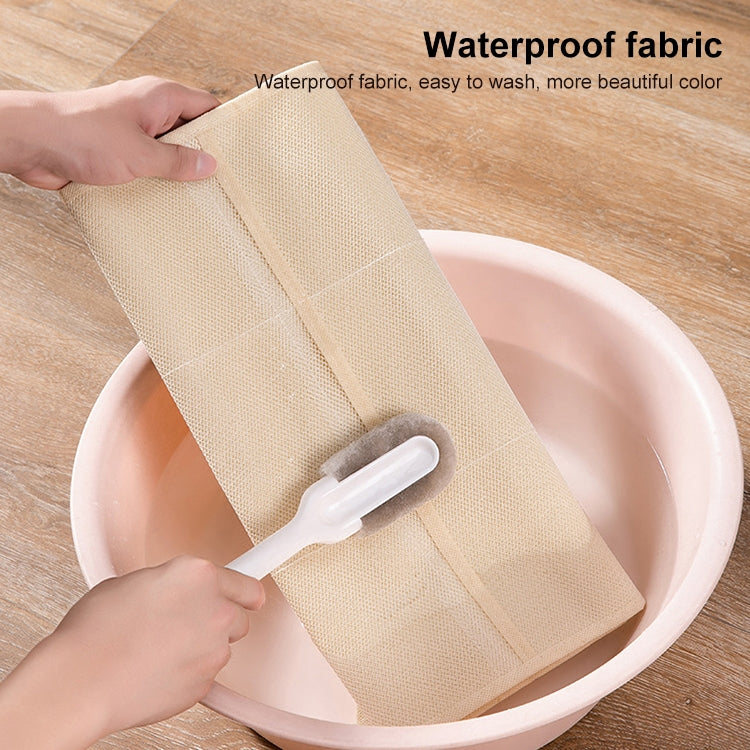 6+6 Grids Underwear Storage Bag Non-woven Double-sided Hanging Storage Bag(Grey) - Storage Bags by PMC TechLife | Online Shopping South Africa | PMC TechLife | Buy Now Pay Later Mobicred