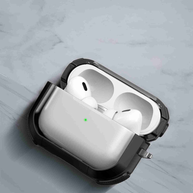 For AirPods 3 Thunder Transparent Armor Wireless Earphones Protective Case(Brown) - For AirPods 3 by PMC Jewellery | Online Shopping South Africa | PMC Jewellery | Buy Now Pay Later Mobicred