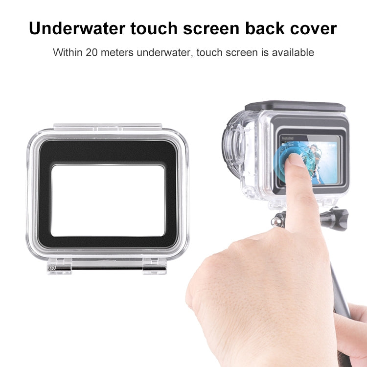 For Insta360 GO 3 / 3S Underwater Waterproof Housing Case with Touch Back Cover - Case & Bags by PMC TechLife | Online Shopping South Africa | PMC TechLife | Buy Now Pay Later Mobicred