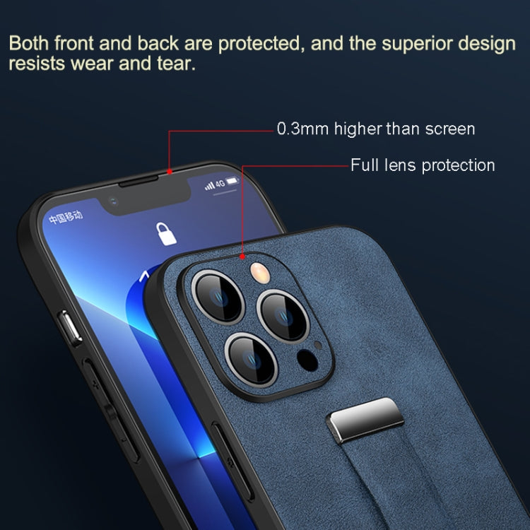 For iPhone 16 SULADA Tide Cool Series PC + Leather Texture Skin Feel Phone Case(Brown) - free shipping - PMC Jewellery - Order now!