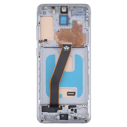 For Samsung Galaxy S20 SM-G980 TFT LCD Screen Digitizer Full Assembly with Frame, Not Supporting Fingerprint Identification(Silver) - LCD Screen by PMC Jewellery | Online Shopping South Africa | PMC Jewellery