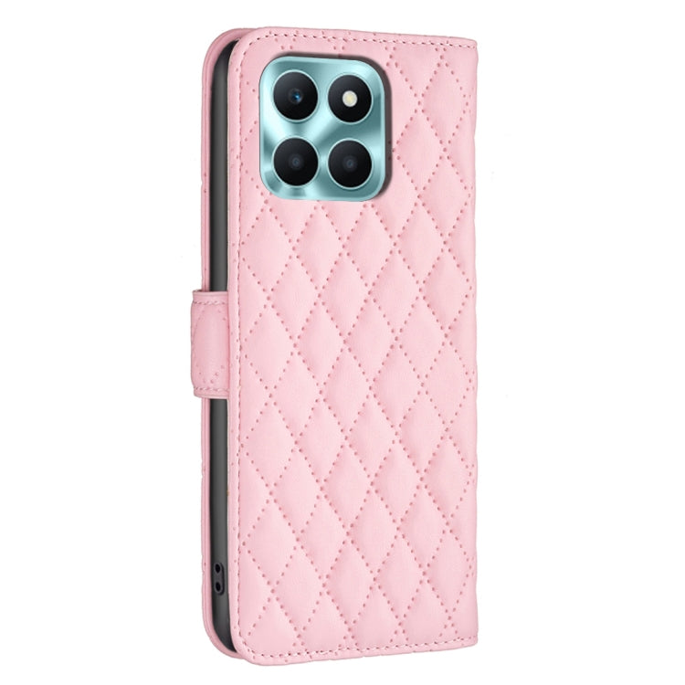 For Honor X6a Diamond Lattice Wallet Flip Leather Phone Case(Pink) - free shipping - PMC TechLife - Order now!