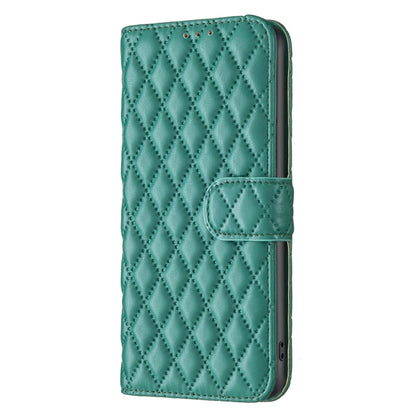 For Honor X7a Diamond Lattice Wallet Flip Leather Phone Case(Green) - Honor Cases by PMC Jewellery | Online Shopping South Africa | PMC Jewellery | Buy Now Pay Later Mobicred