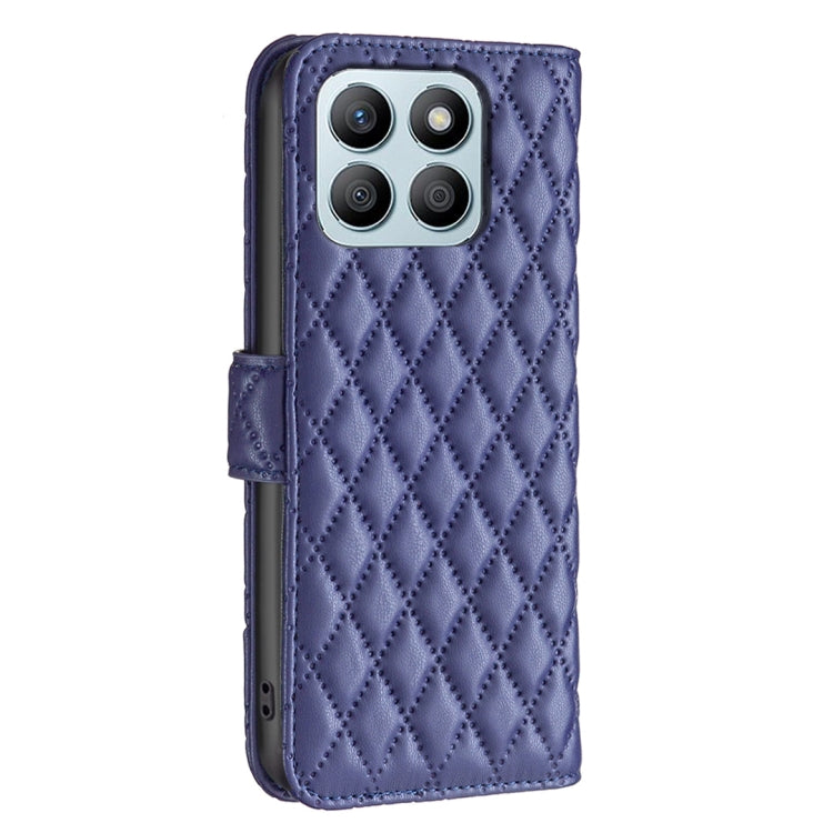 For Honor X8b Diamond Lattice Wallet Flip Leather Phone Case(Blue) - Honor Cases by PMC Jewellery | Online Shopping South Africa | PMC Jewellery | Buy Now Pay Later Mobicred