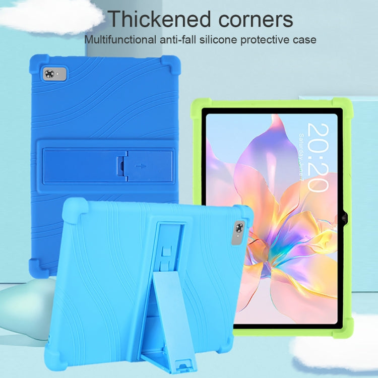 For Teclast M40 Plus Shockproof Silicone Tablet Protective Case with Holder(Red) - Teclast by PMC TechLife | Online Shopping South Africa | PMC TechLife | Buy Now Pay Later Mobicred
