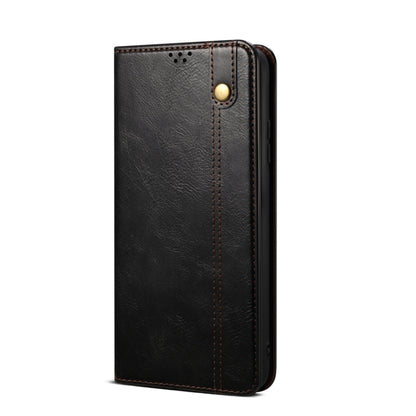 For Huawei Pura 70 Ultra Oil Wax Crazy Horse Texture Leather Phone Case(Black) - Huawei Cases by PMC Jewellery | Online Shopping South Africa | PMC Jewellery | Buy Now Pay Later Mobicred