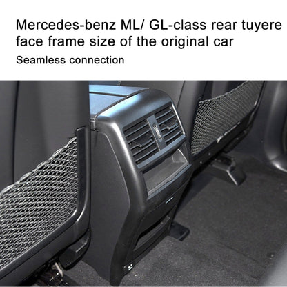 For Mercedes Benz ML320 / GL450 Car Rear Air Conditioner Air Outlet Panel Cover 166 680 7003, Style:Single Hole(Black) - Air Conditioning System by PMC Jewellery | Online Shopping South Africa | PMC Jewellery | Buy Now Pay Later Mobicred