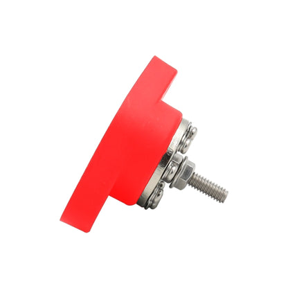 5/16 inch M8 RV Yacht 8-way Terminal Stud with 2pcs M5x20 Screws(Red) - Booster Cable & Clip by PMC Jewellery | Online Shopping South Africa | PMC Jewellery | Buy Now Pay Later Mobicred