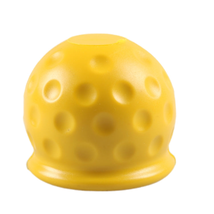 Universal 50mm Automatic Tow Bar Ball Cap Trailer Soft Rubber Protective Cap(Yellow) - Air Conditioning System by PMC TechLife | Online Shopping South Africa | PMC TechLife | Buy Now Pay Later Mobicred