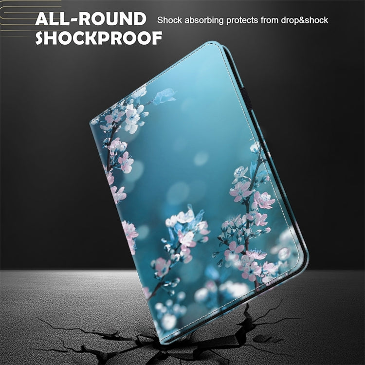 For Samsung Galaxy Tab S9 Crystal Texture Painted Leather Tablet Case(Plum Bossom) - free shipping - PMC Jewellery - Order now!