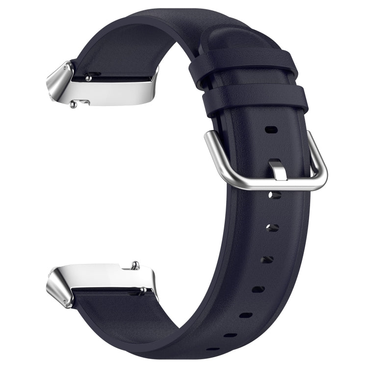 For Redmi Watch 3 Lite / Watch 3 Active Leather Replacement Watch Band(Navy Blue) - free shipping - PMc TechLife - Order now!