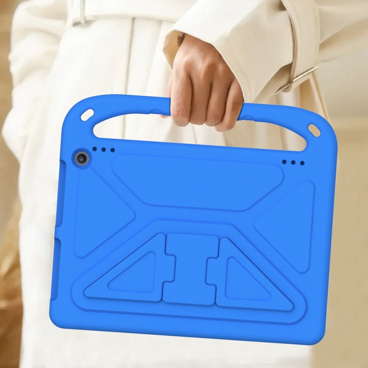 For Amazon Kindle Fire HD 10 2023 Handle EVA Shockproof Tablet Case with Holder(Blue) - Amazon by PMC TechLife | Online Shopping South Africa | PMC TechLife | Buy Now Pay Later Mobicred
