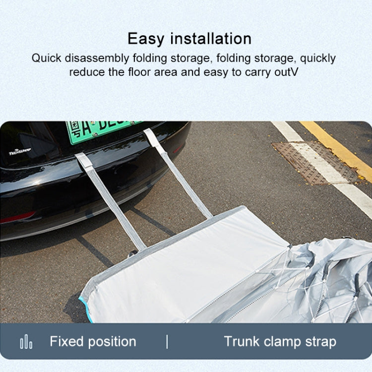 Automatic Retractable SUV Universal Sunshade Snow-proof Dust-proof Cover, Size:S - PE Material by PMC TechLife | Online Shopping South Africa | PMC TechLife | Buy Now Pay Later Mobicred