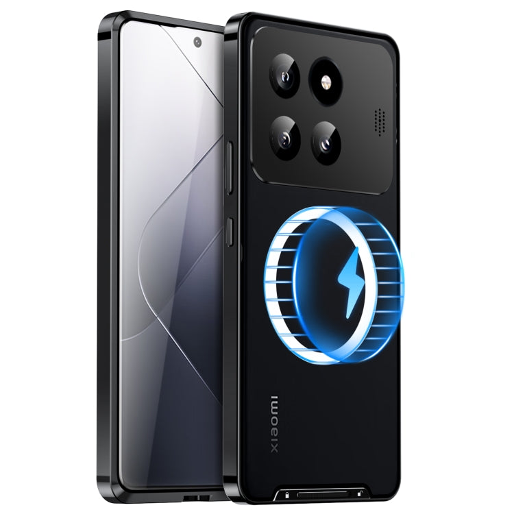 For Xiaomi 14 Pro Aromatherapy Magnetic Metal Phone Case(Black) - free shipping - PMC TechLife - Order now!