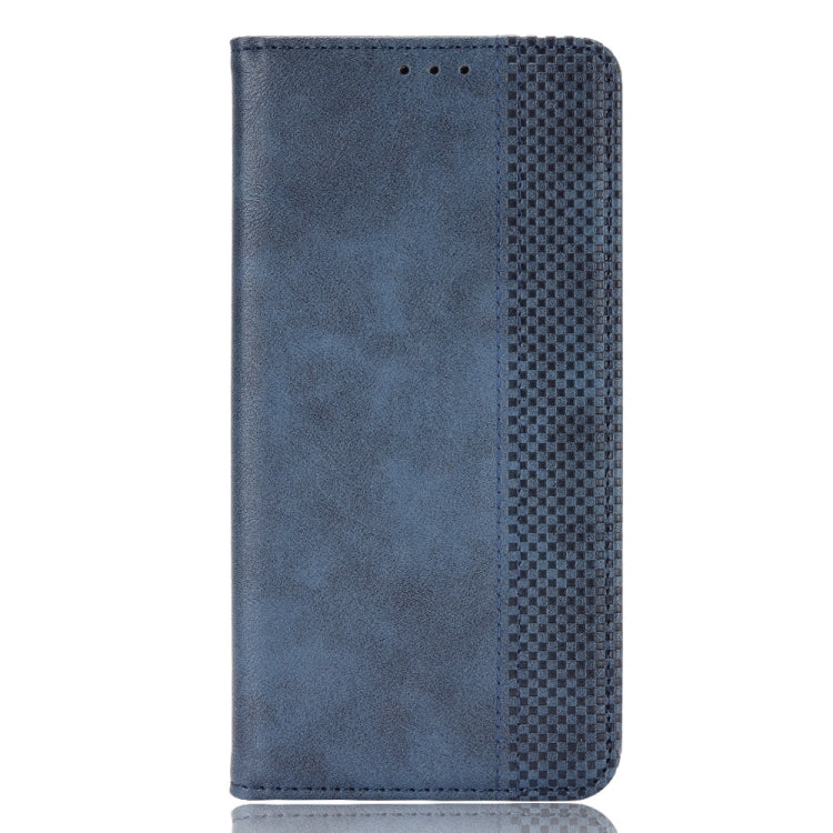 For Doogee X98 Magnetic Buckle Retro Texture Leather Phone Case(Blue) - More Brand by PMC TechLife | Online Shopping South Africa | PMC TechLife | Buy Now Pay Later Mobicred