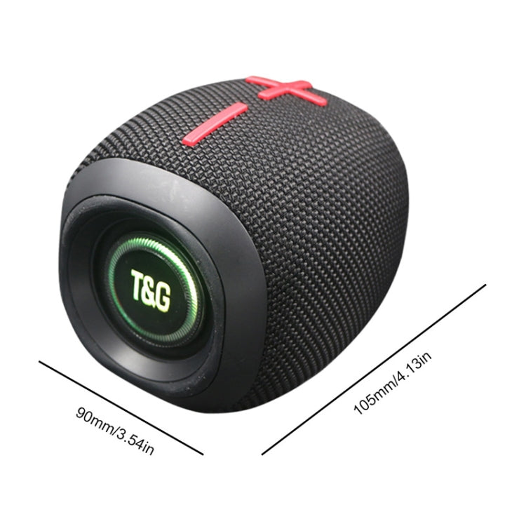 T&G TG-389 Portable Outdoor IPX5 Waterproof Wireless Bluetooth Speaker(Grey) - Waterproof Speaker by T&G | Online Shopping South Africa | PMC Jewellery | Buy Now Pay Later Mobicred