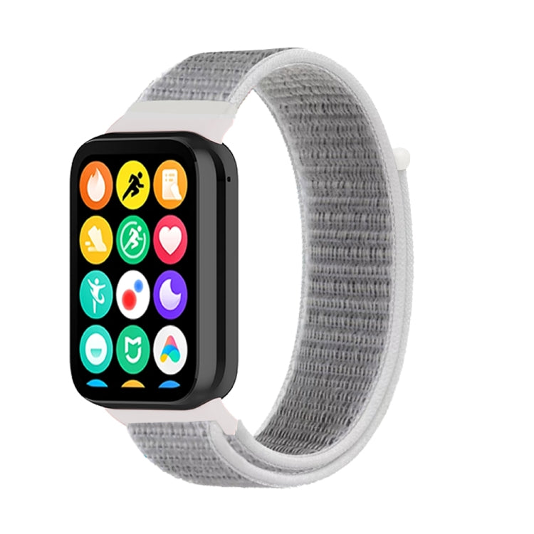 For Xiaomi Smart Band 9 Pro / 8 Pro Nylon Loop Watch Band(Sea Shell) - Watch Bands by PMc TechLife | Online Shopping South Africa | PMc TechLife | Buy Now Pay Later Mobicred
