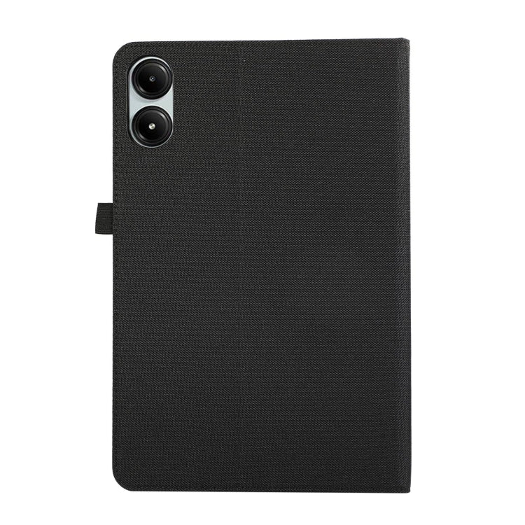 For Xiaomi Redmi Pad Pro 12.1 Fabric Leather Tablet Case(Black) - More Tablet Cases by PMC Jewellery | Online Shopping South Africa | PMC Jewellery