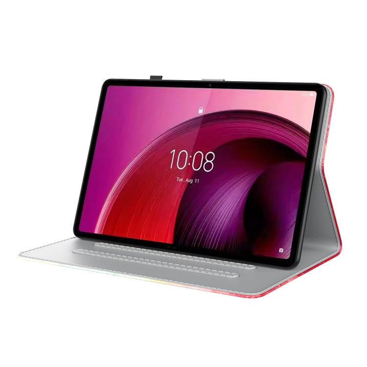 For Lenovo Tab M11 / Xiaoxin Pad 11 2024 Watercolor Pattern Flip Leather Tablet Case(Spring Cherry) - Lenovo by PMC Jewellery | Online Shopping South Africa | PMC Jewellery | Buy Now Pay Later Mobicred