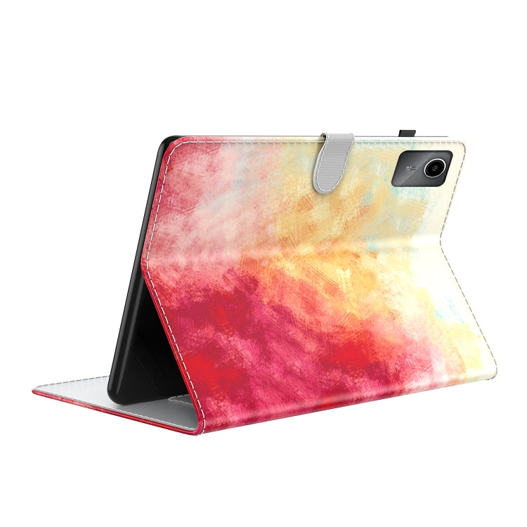 For Lenovo Tab M11 / Xiaoxin Pad 11 2024 Watercolor Pattern Flip Leather Tablet Case(Spring Cherry) - Lenovo by PMC Jewellery | Online Shopping South Africa | PMC Jewellery | Buy Now Pay Later Mobicred