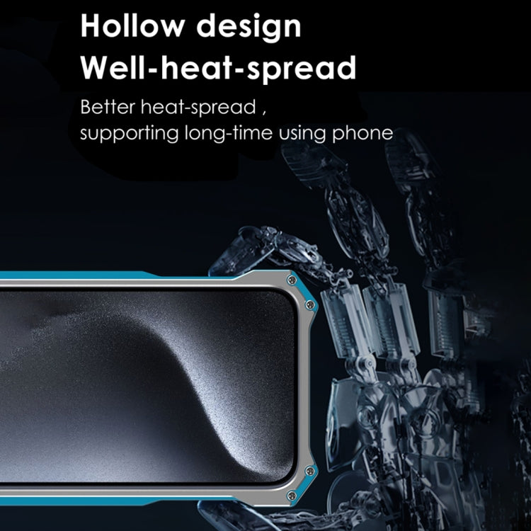 For iPhone 15 Pro Max R-JUST RJ17 Shockproof Armor Metal Phone Case(Black) - free shipping - PMC TechLife - Order now!