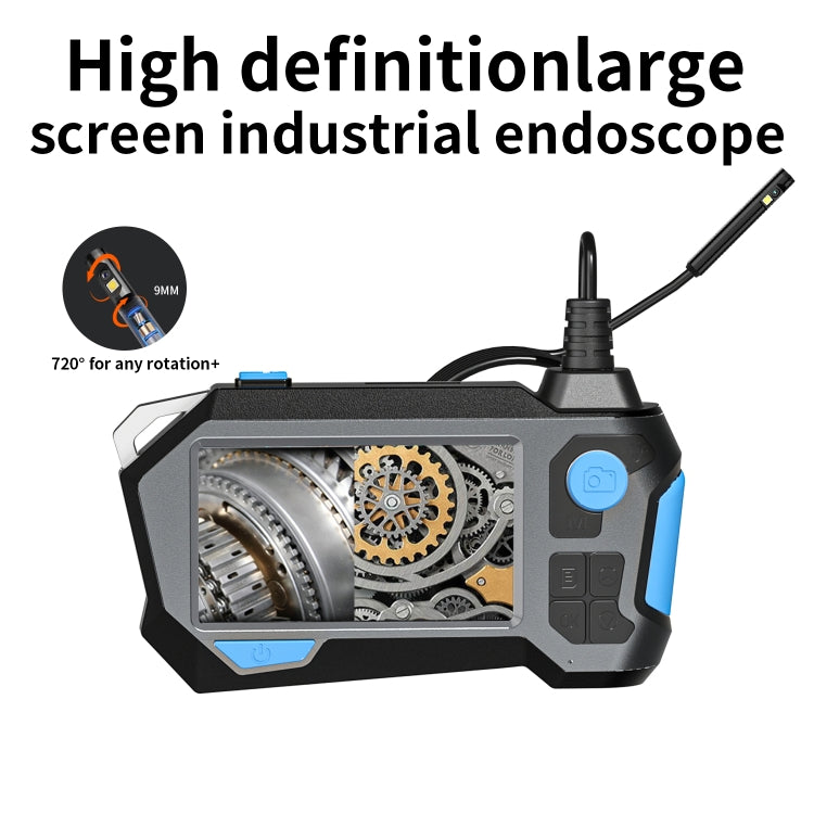 P120 Rotatable 8mm Dual Lenses Industrial Endoscope with Screen, 9mm Tail Pipe Diameter, Spec:2m Tube -  by PMC Jewellery | Online Shopping South Africa | PMC Jewellery | Buy Now Pay Later Mobicred