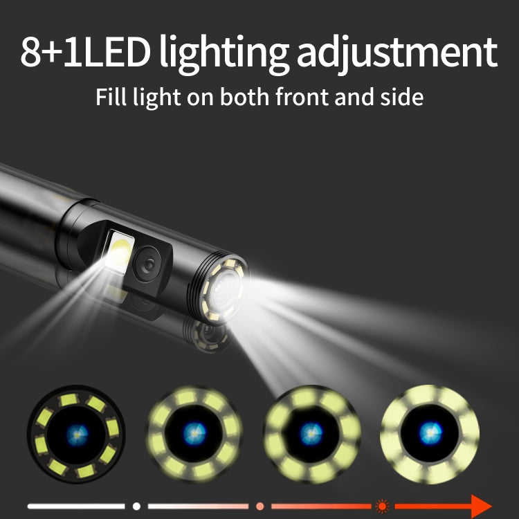 P120 Rotatable 8mm Dual Lenses Industrial Endoscope with Screen, 9mm Tail Pipe Diameter, Spec:5m Tube -  by PMC Jewellery | Online Shopping South Africa | PMC Jewellery | Buy Now Pay Later Mobicred