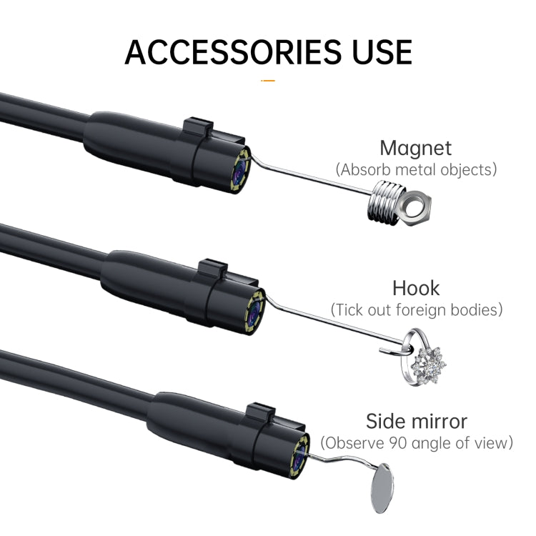 P200 8mm Front Lenses Integrated Industrial Pipeline Endoscope with 4.3 inch Screen, Spec:10m Tube -  by PMC Jewellery | Online Shopping South Africa | PMC Jewellery | Buy Now Pay Later Mobicred