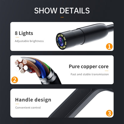 P200 8mm Side Lenses Integrated Industrial Pipeline Endoscope with 4.3 inch Screen, Spec:20m Tube -  by PMC Jewellery | Online Shopping South Africa | PMC Jewellery | Buy Now Pay Later Mobicred