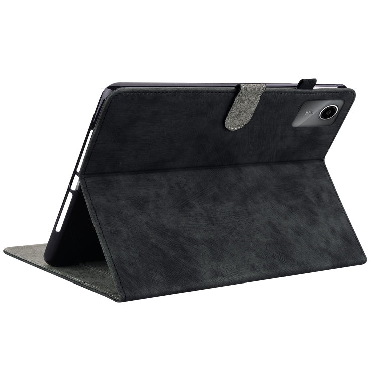 For Lenovo Tab M11/Xiaoxin Pad 11 2024 Tiger Pattern Flip Leather Tablet Case(Black) - Lenovo by PMC Jewellery | Online Shopping South Africa | PMC Jewellery | Buy Now Pay Later Mobicred