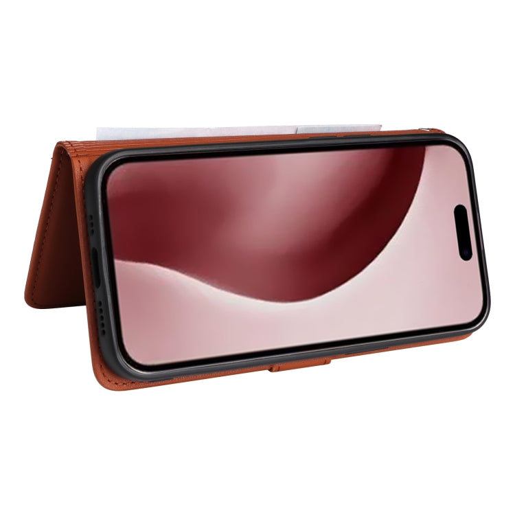 For iPhone 16 Pro BETOPNICE BN-005 2 in 1 Detachable Imitate Genuine Leather Phone Case(Brown) - iPhone 16 Pro Cases by BETOPNICE | Online Shopping South Africa | PMC Jewellery | Buy Now Pay Later Mobicred