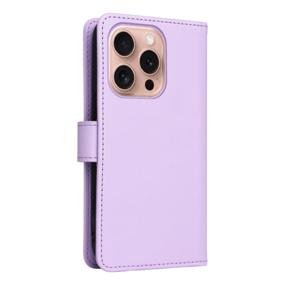 For iPhone 16 Pro Max BETOPNICE BN-005 2 in 1 Detachable Imitate Genuine Leather Phone Case(Light Purple) - iPhone 16 Pro Max Cases by BETOPNICE | Online Shopping South Africa | PMC Jewellery | Buy Now Pay Later Mobicred